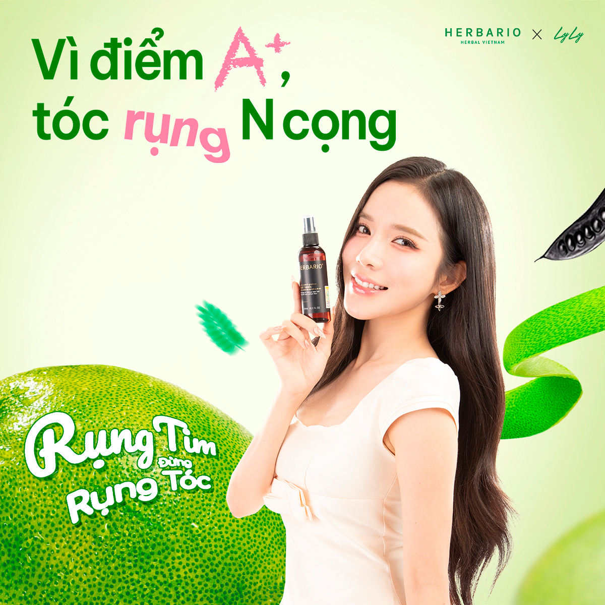 Vì điểm A+ tóc rụng N cọng